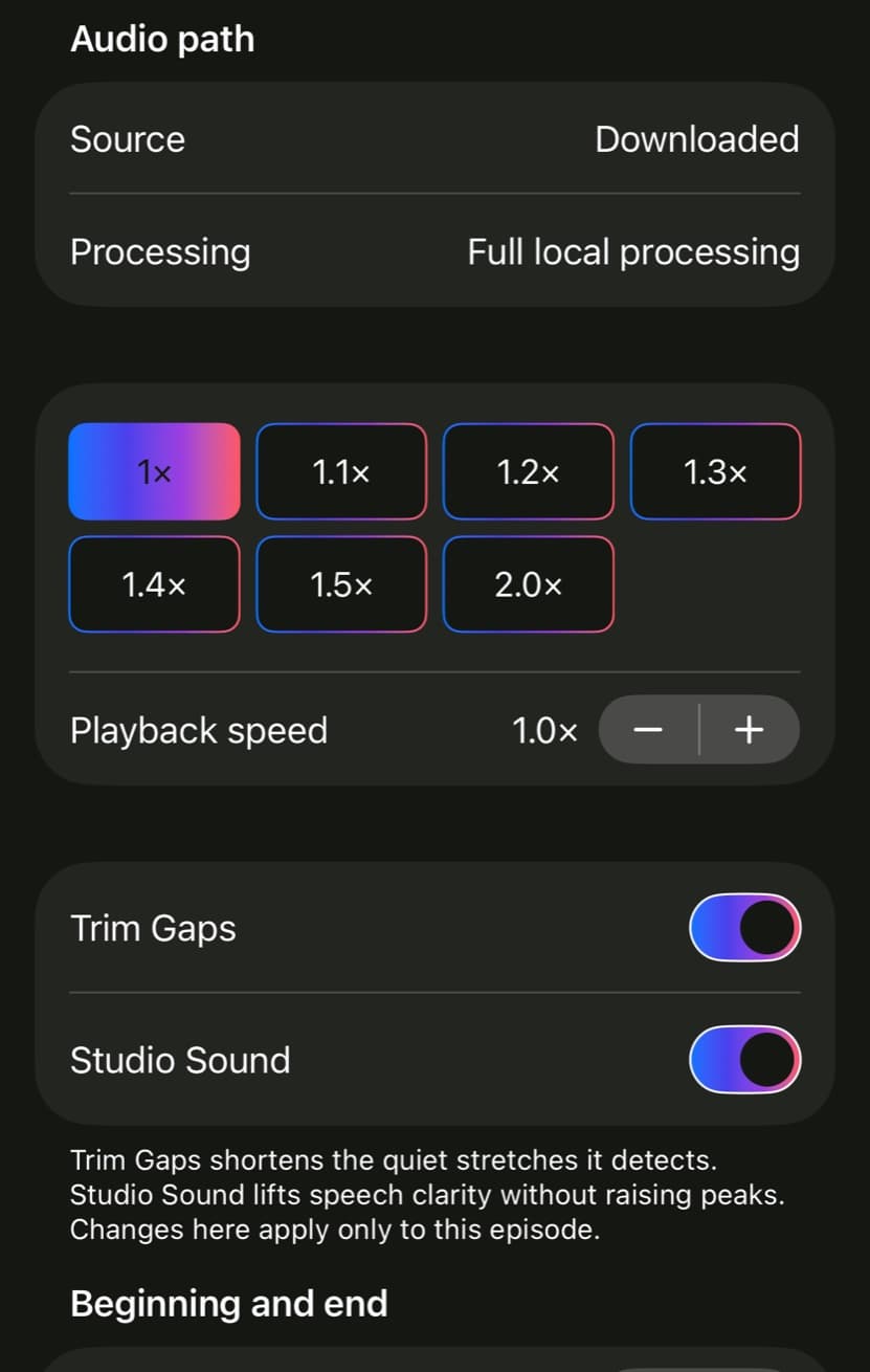 Parasocial settings.